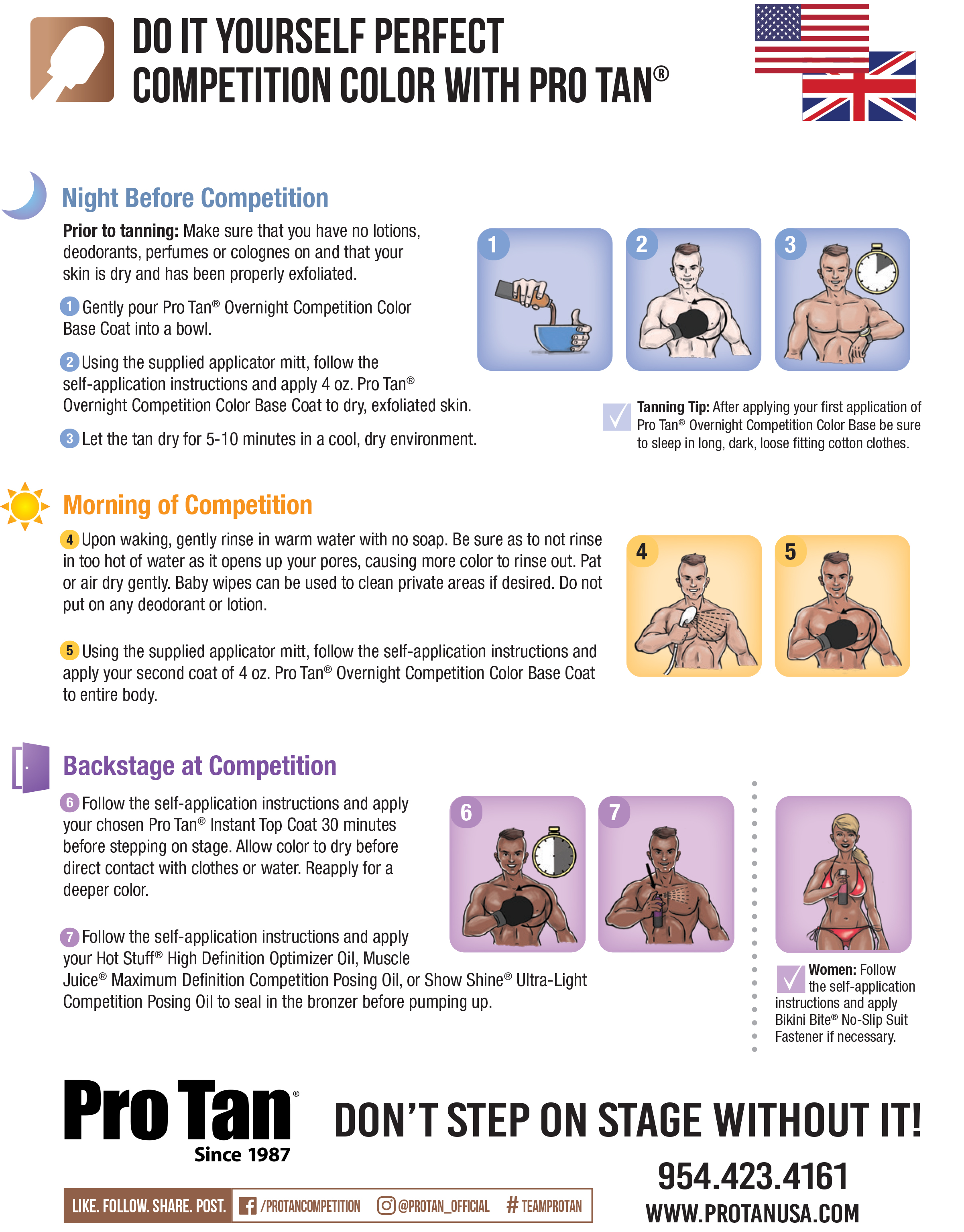 Pro Tan® Competition Tanning 1 Worldwide Since 1987 DIY tanning