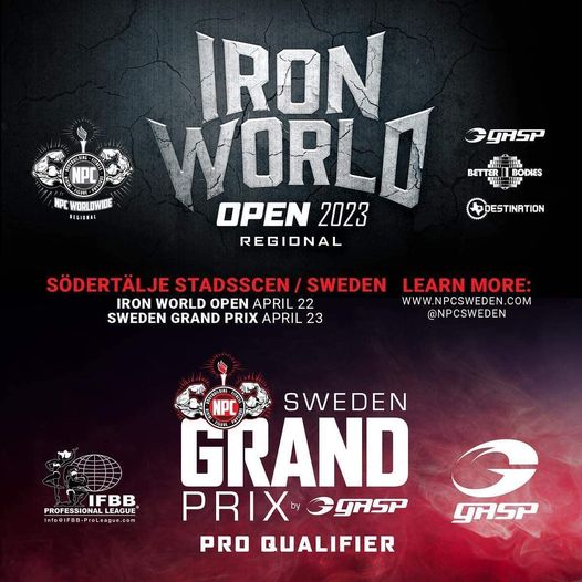 NPC Iron World Open Regional & NPC Sweden Grand Prix PQ (SE)