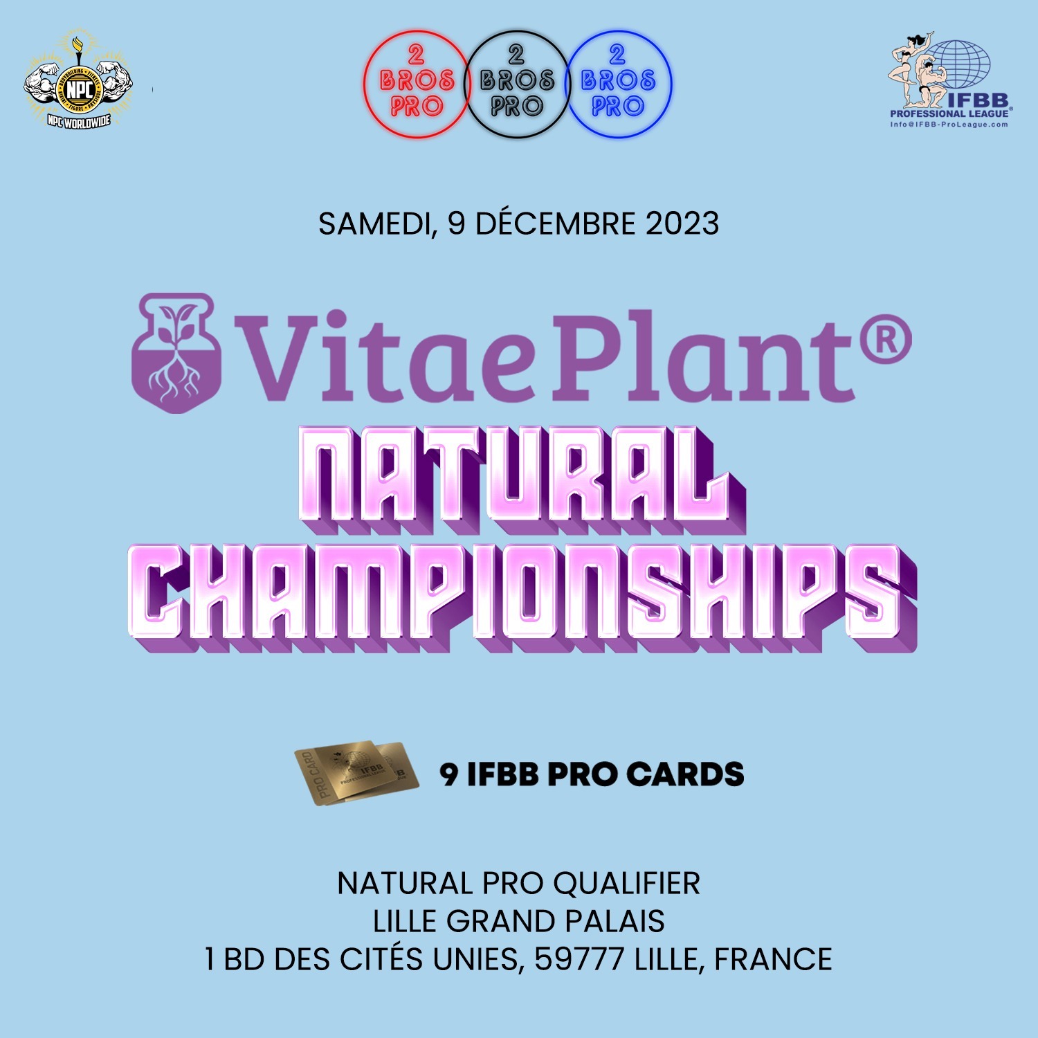 NPC Vitae Plant Natural Championships Pro Qualifier (FR)