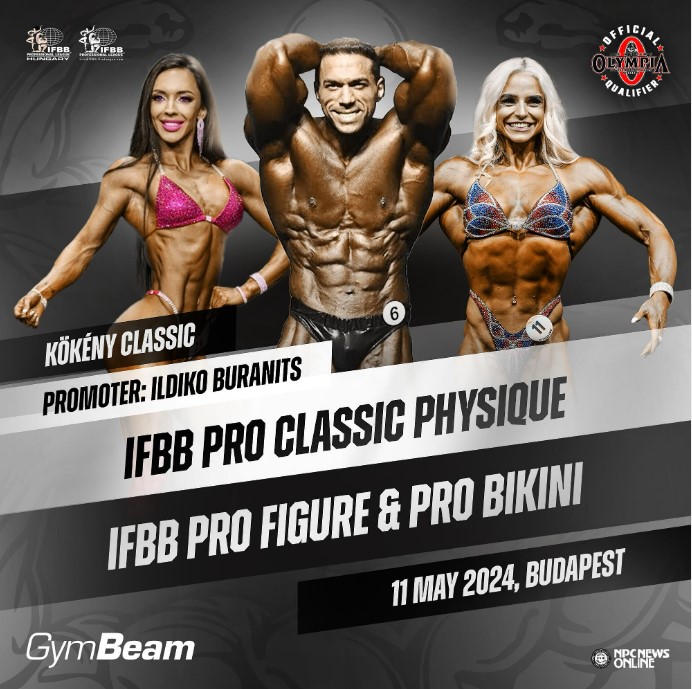 IFBB Pro Kökény Classic Bikini Pro, Figure Pro, Classic Physique Pro (HU)