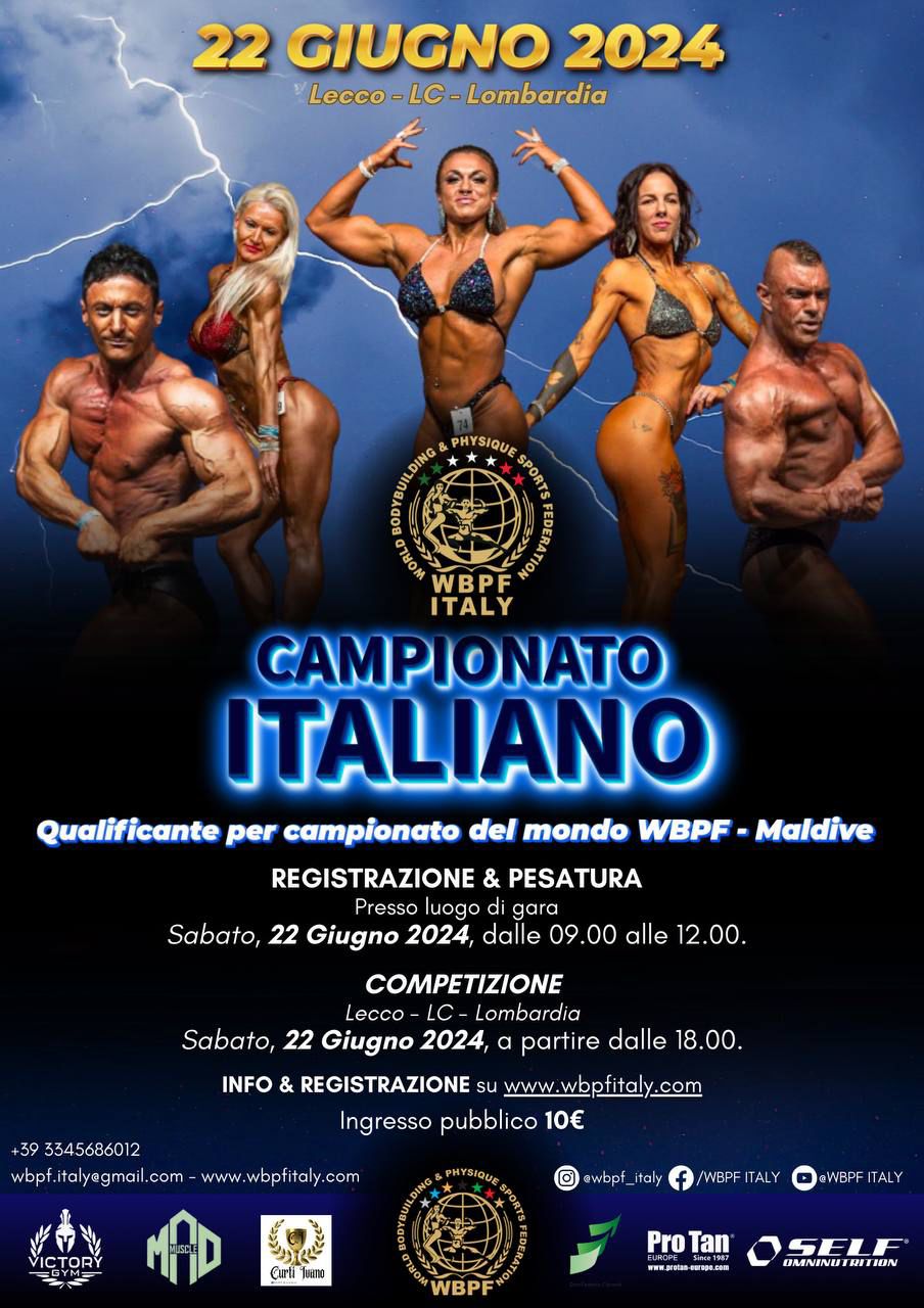 WBPF Italy Campiona to Italiano (IT)